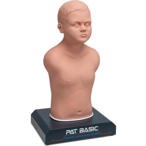 PAT BASIC® - Simulador de Auscultação Pediátrica com preços acessíveis, pele clara, 1020098, Auscultação