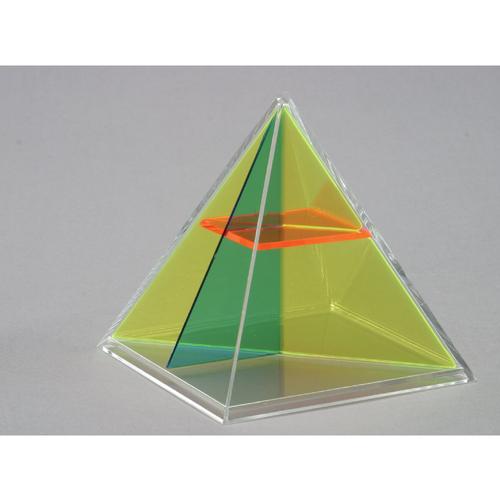 Pirâmide Quadrada com Três Seções Removíveis, 1019343 [U12413], Sistemas matemáticos