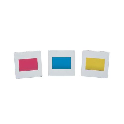 Filtros cromáticos, cores secundárias, conjunto de 3, 1003186 [U21879], Diafragmas, objetos de difração e filtros