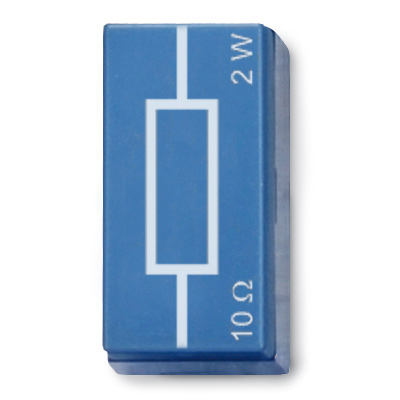 Resistor 10 Ohm, 2 W, P2W19, 1012904 [U333012], Sistema de elementos de encaixe