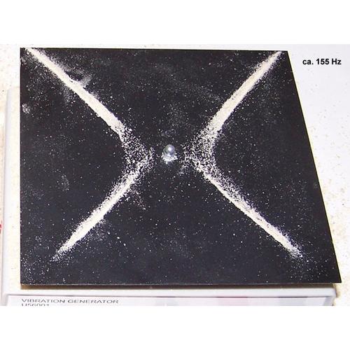 Placa de Chladni, quadrada, 1000706 [U56006], Vibrações