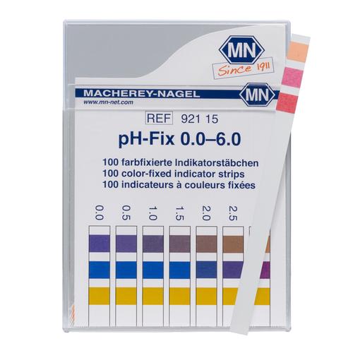 Indicadores de pH, pH 0-6, 1003795 [W11724], Medição de pH