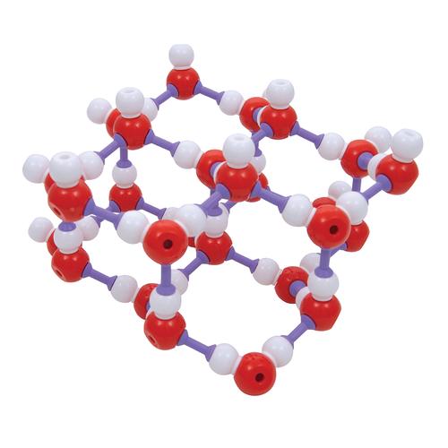Gelo: kit de cristais H2O, molymod®, 1005285 [W19709], Modelos Moleculares