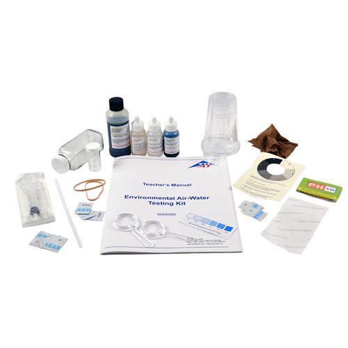 Kit de ensaio ambiental de ar/água, 1022406 [W55006], Kits Científicos Ambientais