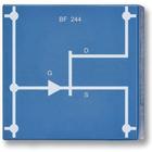 Transistor FET BF 244, P4W50, 1012978 [U333086], Sistema de elementos de encaixe