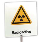 Cartaz de aviso "Radioativo", 1000919 [U8483218], Radioatividade