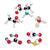 Conjunto de montagem de molêculas anorgânicas / orgânicas S, molymod®, 1005291 [W19722], Conjunto de montagem de moléculas (Small)